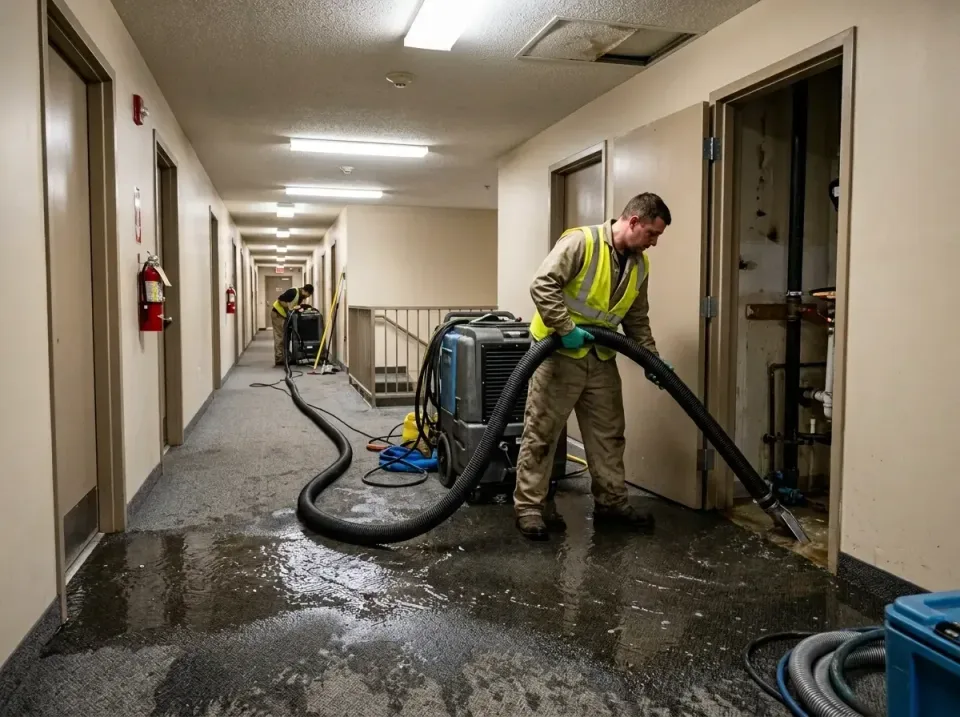 multi-unit-apartment-hallway-f-005 — frequently asked questions, Emergency Burst Pipe Water Extraction & Removal in Hollins,…
